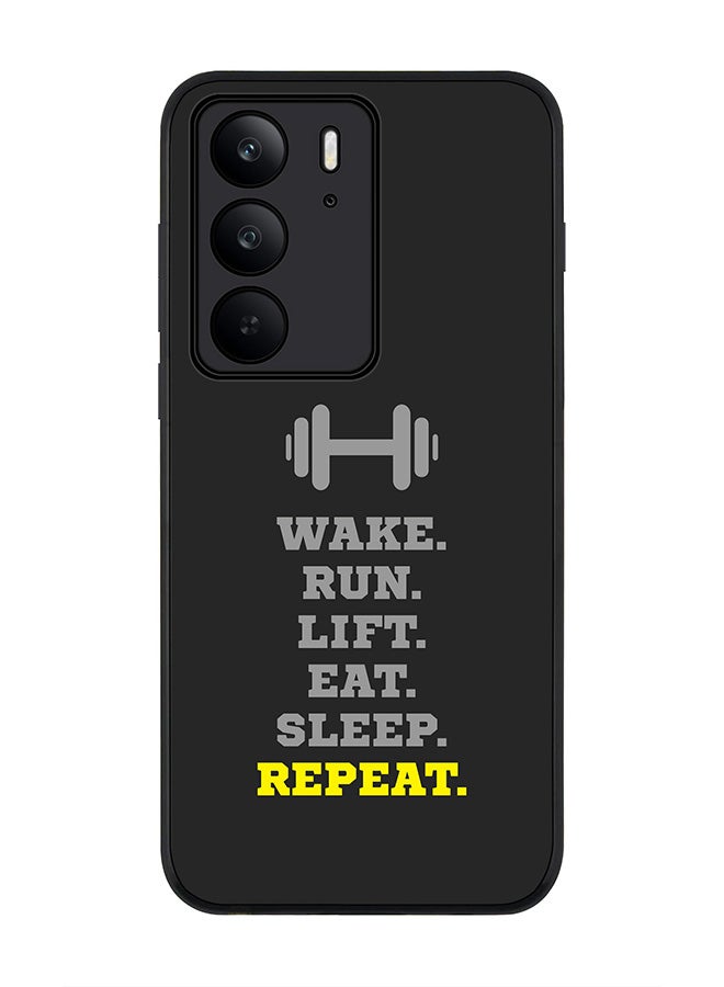 For Realme C75x / C75 4G Case,Slim fit Camera Protection, Shockproof Thin Phone cover  - Routine (Grey)